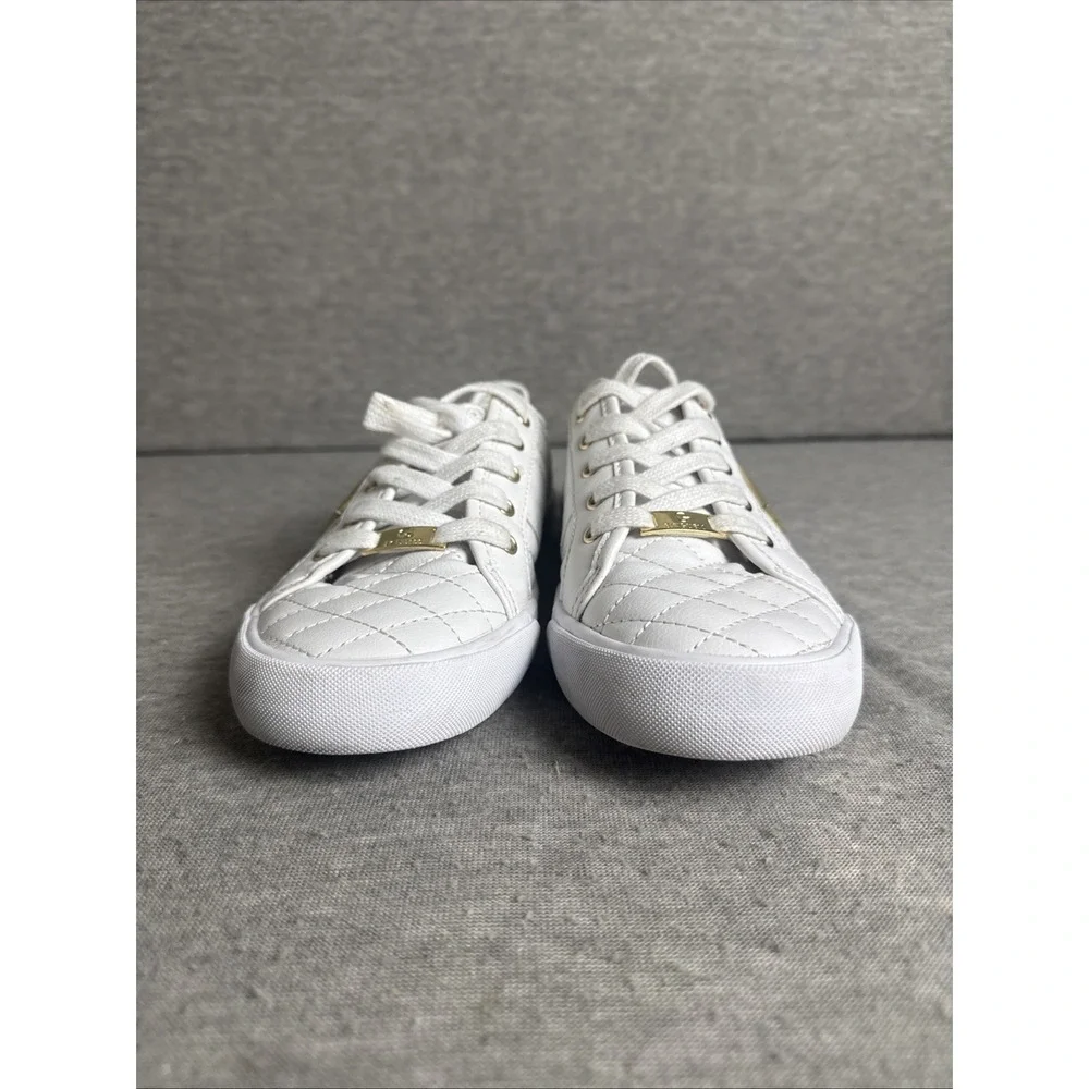 G By Guess GGoadie2-M Womens White Quilted Designer Sneakers Size 8.5M - Picture 3 of 11